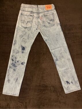 Levi's x Stiletto 511 White Oak Oil Rig Denim Jeans size: 32w 32l
